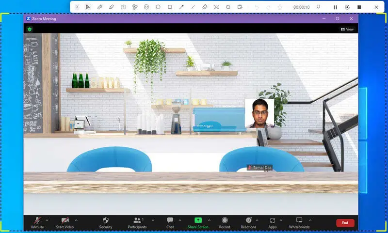 Record zoom using DemoCreator Record zoom using DemoCreator.